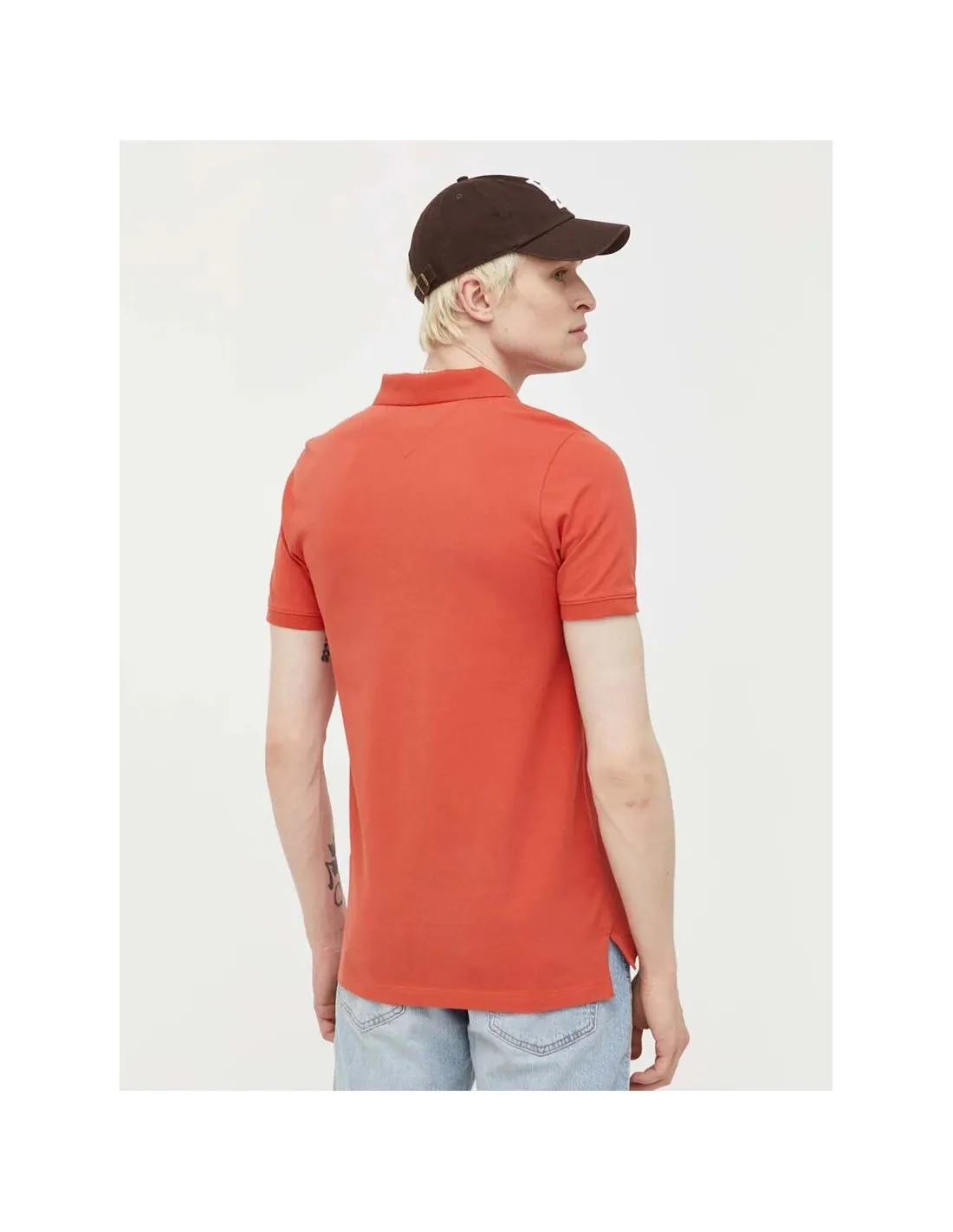 Polo con tapeta distintiva y corte ajustado de Tommy Jeans