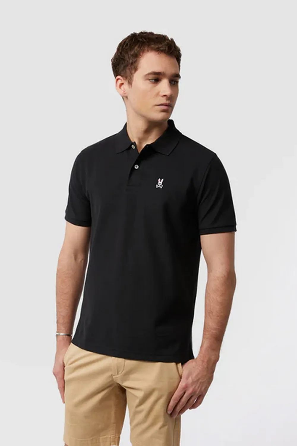 Psycho Bunny Polo Classic Black