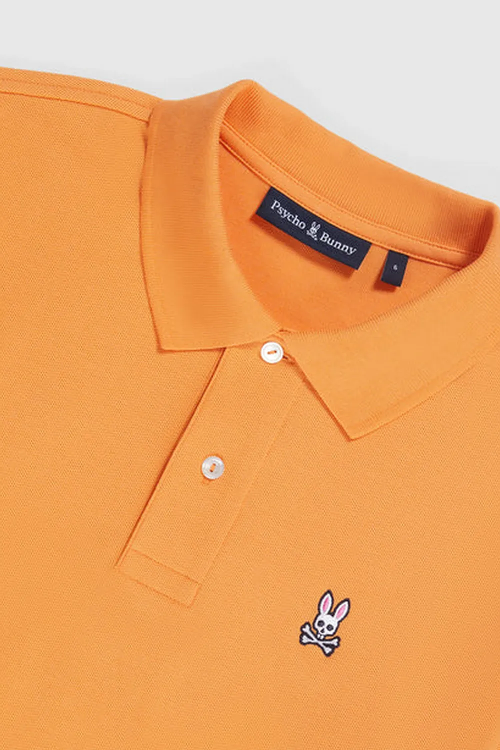 Psycho Bunny Polo Classic Pique Tangerine