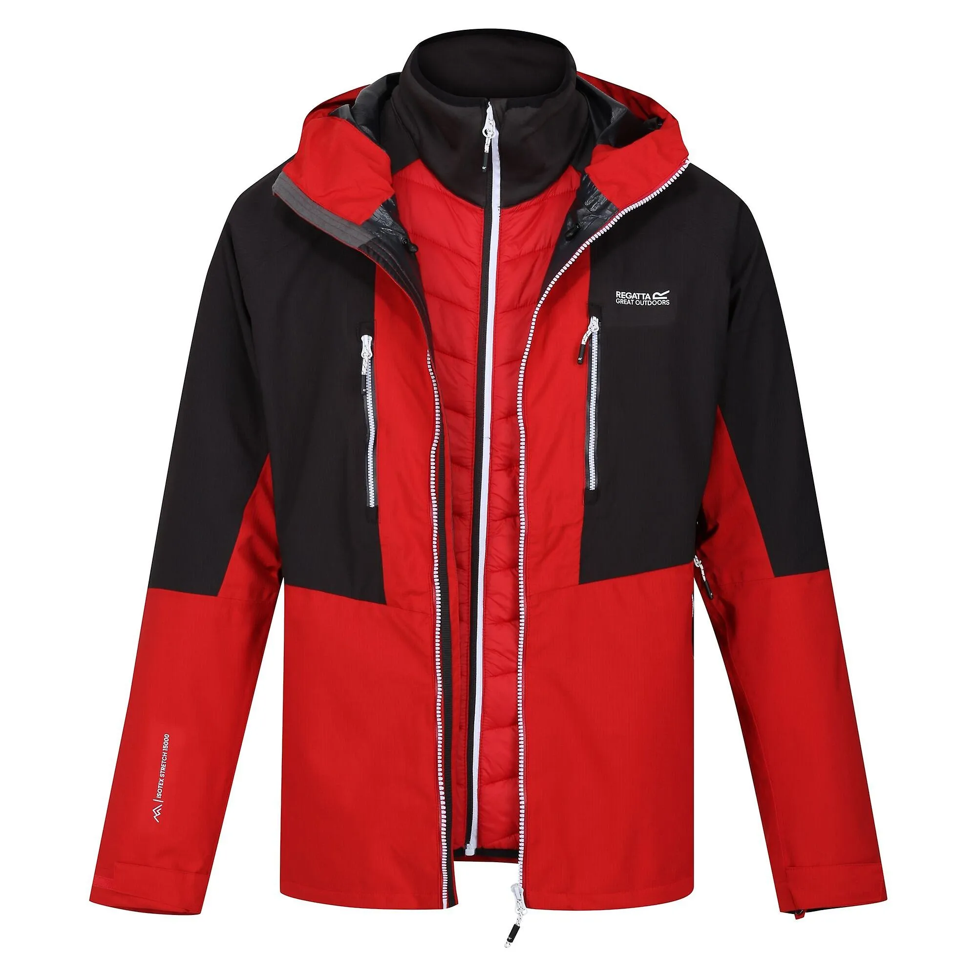 Regatta Mens Sacramento IX 2 In 1 Waterproof Jacket