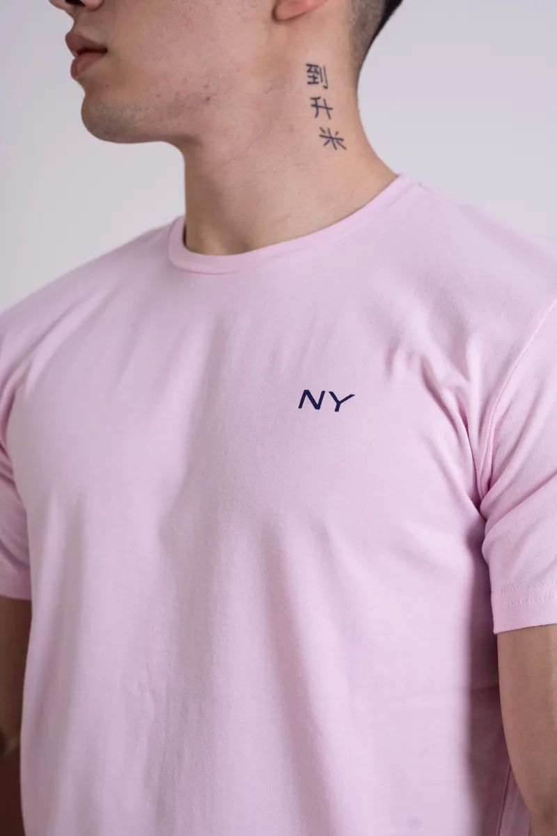 REMERA NY BASICA ROSADO MASC