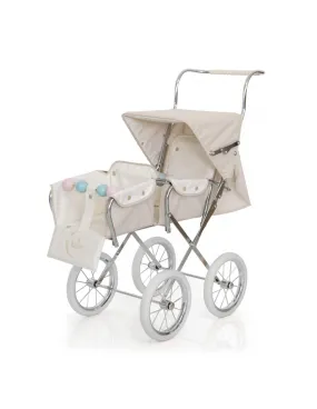 Silla gemelar beige de muñecas Bebelux Big