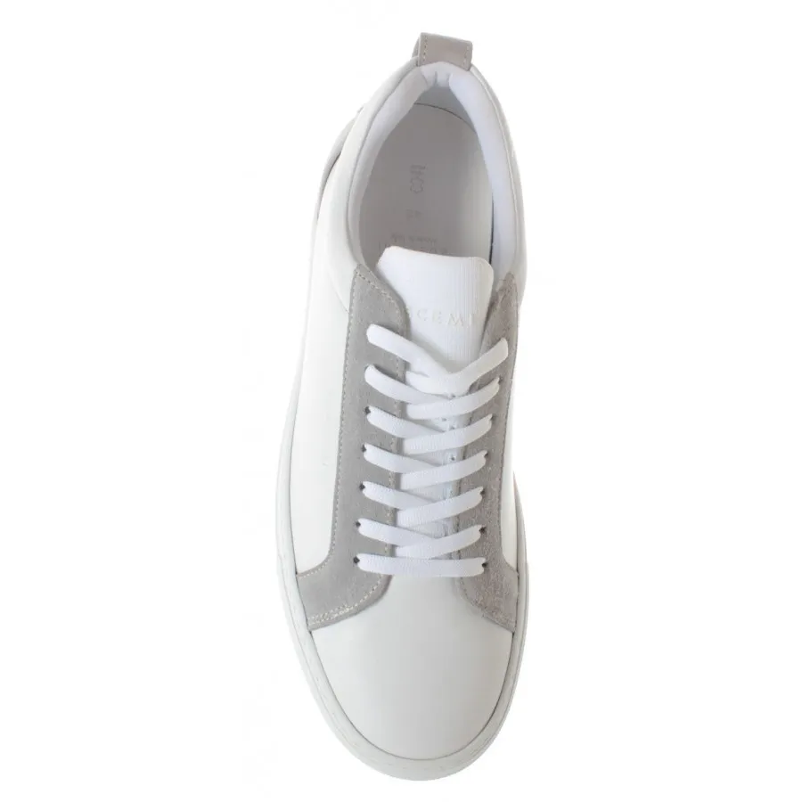 Sneakers Hombre BUSCEMI Lyndon Sport Cuero Blanco