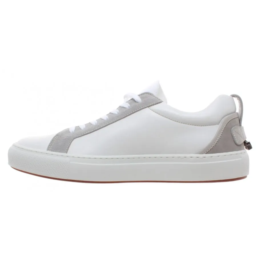 Sneakers Hombre BUSCEMI Lyndon Sport Cuero Blanco