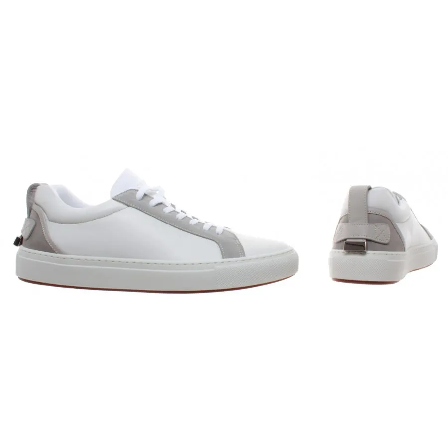 Sneakers Hombre BUSCEMI Lyndon Sport Cuero Blanco