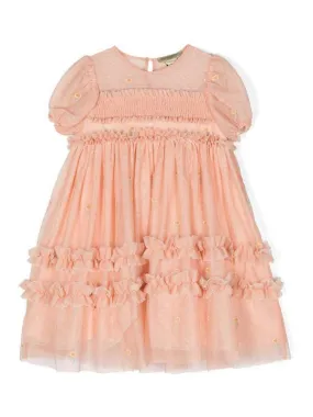 Stella McCartney Kids Vestido Midi - Rosado