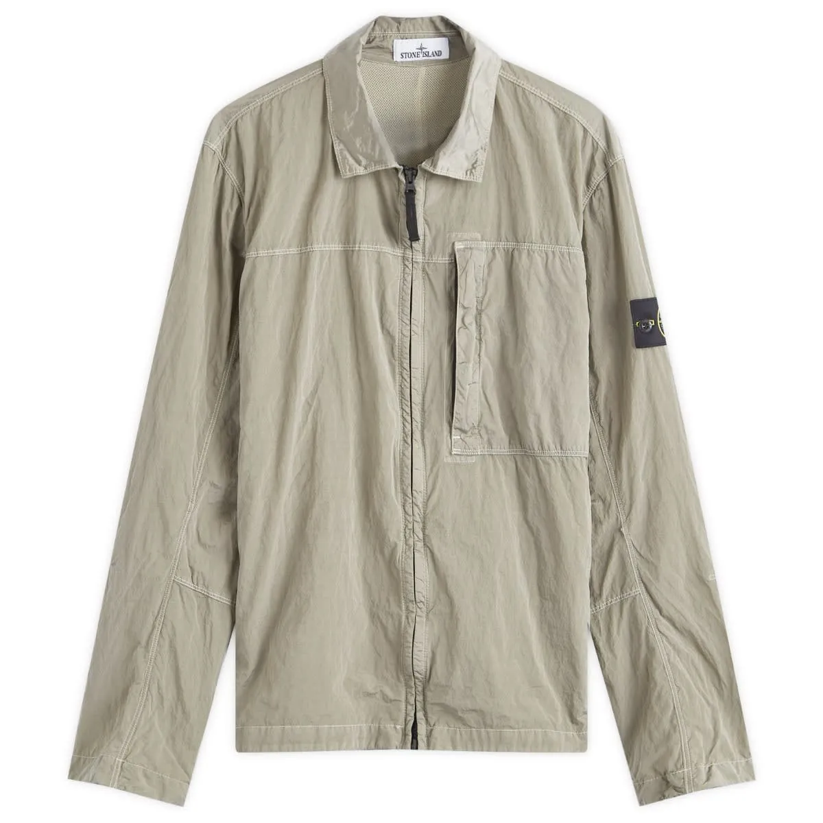 Stone Island Nylon Metal Shirt Jacket Plaster