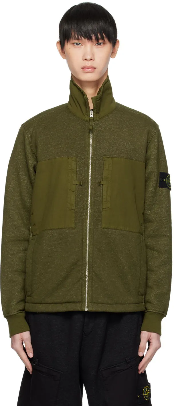 Stone Island Zip Pocket Sweater