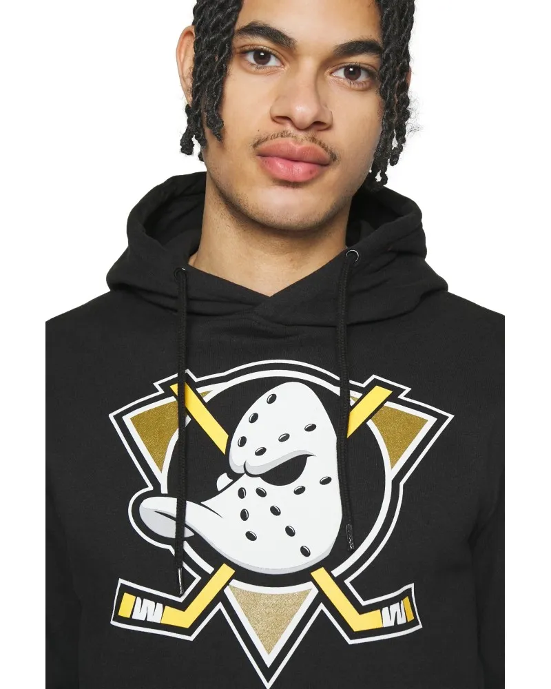 SUDADERA 47 BRAND NEGRA ANAHEIM DUCKS ESSENTIAL HOODY