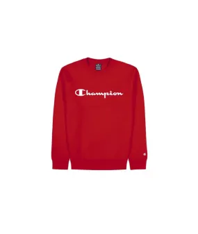 Sudadera Champion Crewneck Rojo Hombre