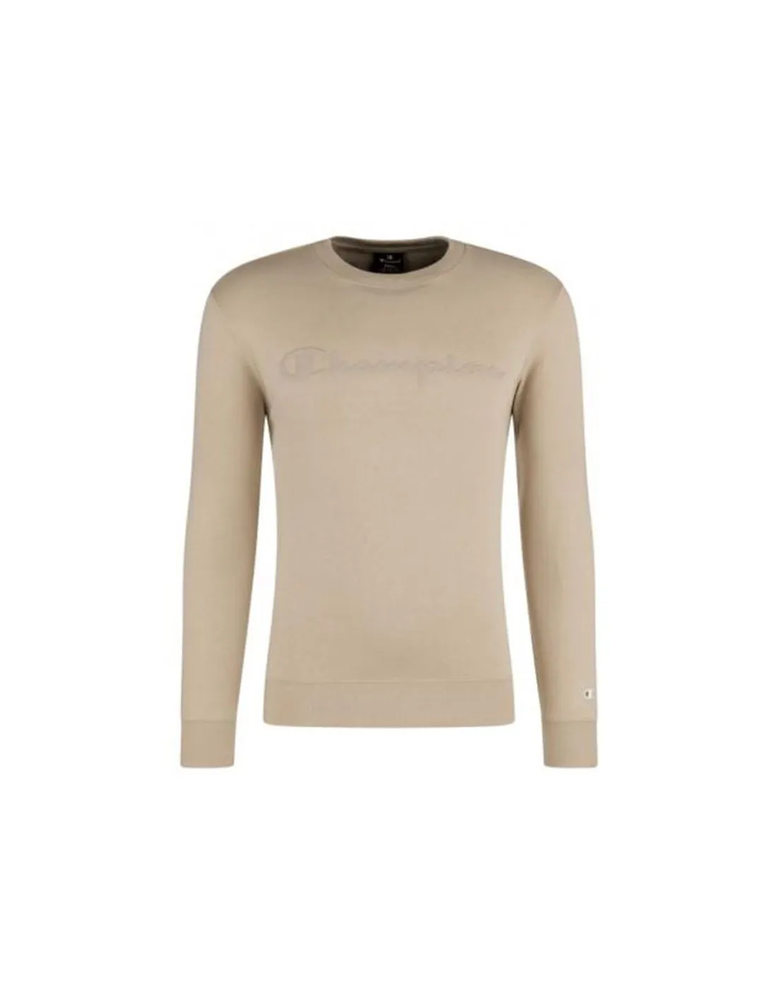 Sudadera Champion Crewneck Sweatshirt Beige Hombre