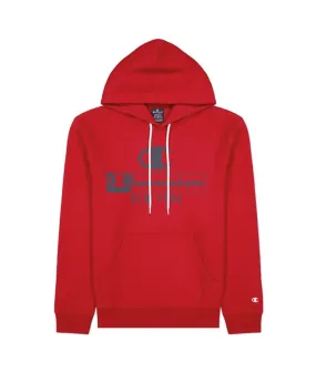 Sudadera Champion Hooded Rojo Hombre