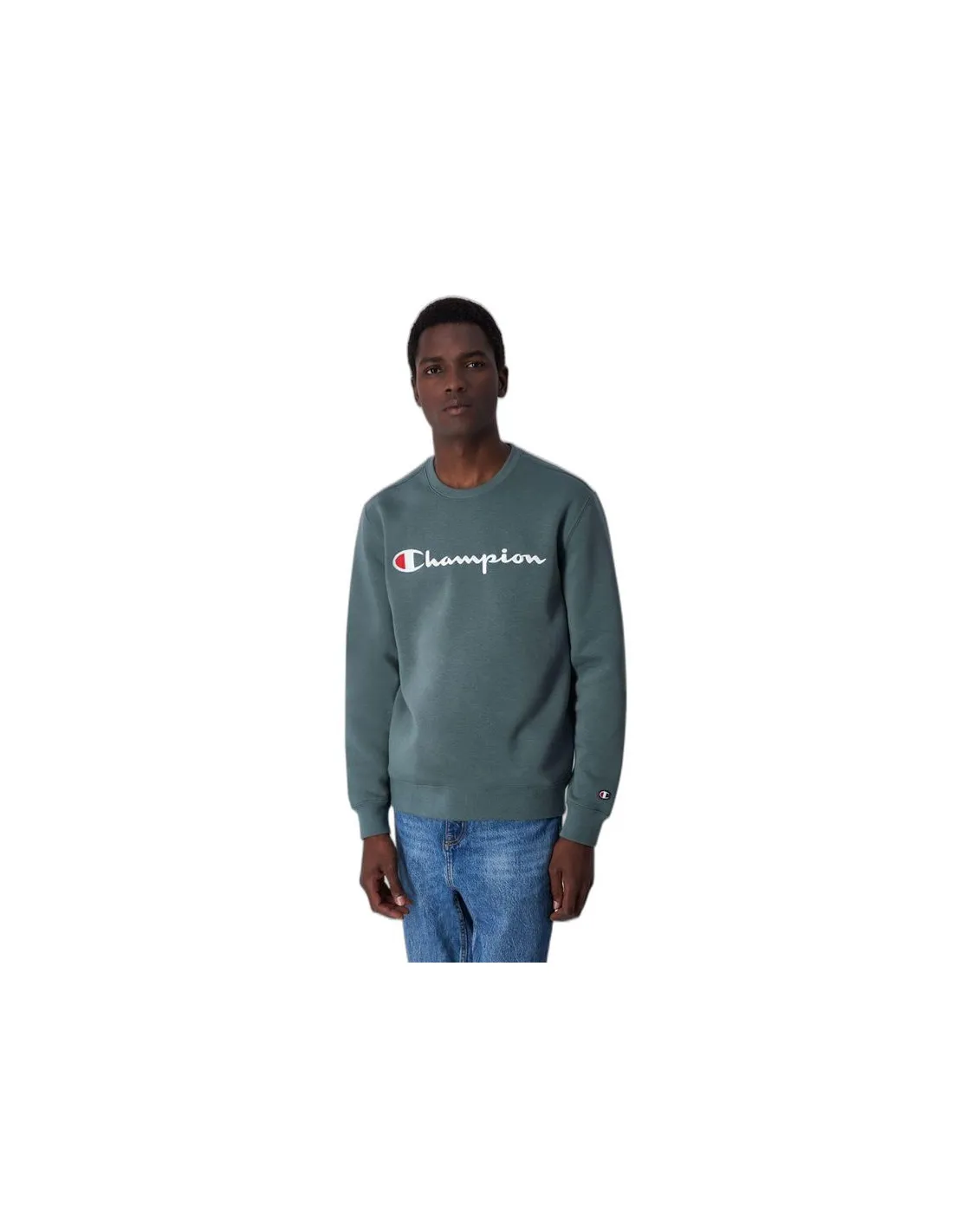 Sudadera Champion Legacy Verde Hombre