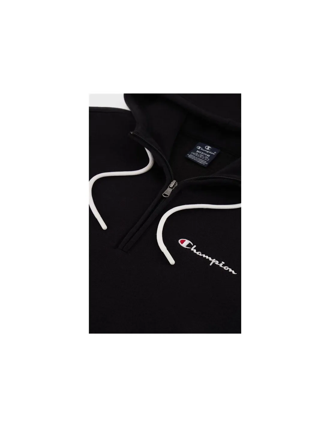 Sudadera Champion Zip Legacy Negro Hombre