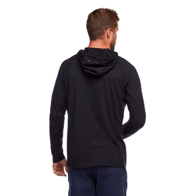 Sudadera con capucha Black Diamond Crag (negra) hombre