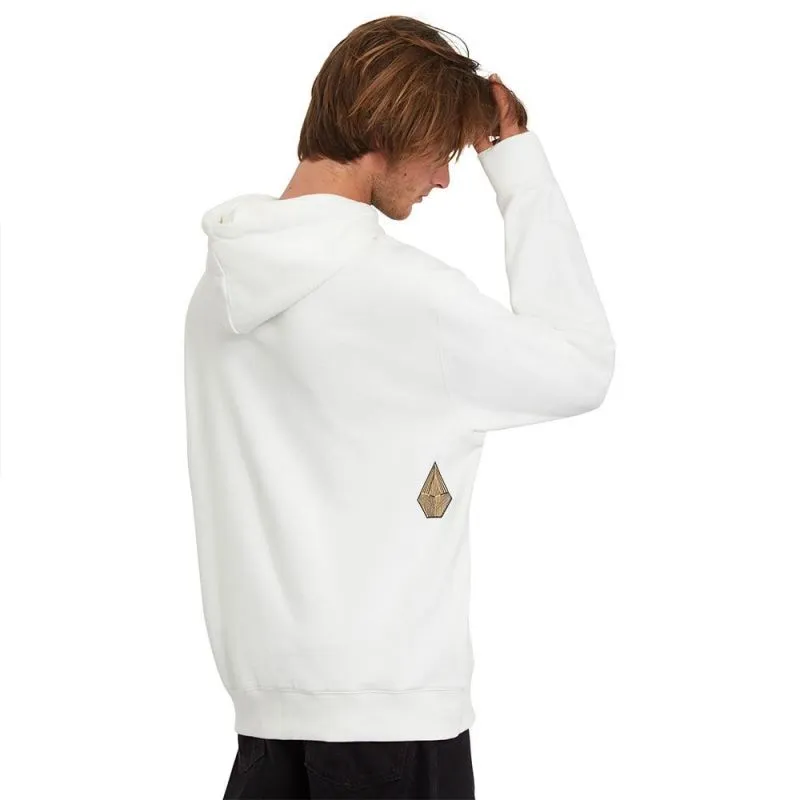 Sudadera con capucha para hombre Volcom Thomas Hooper (blanco)