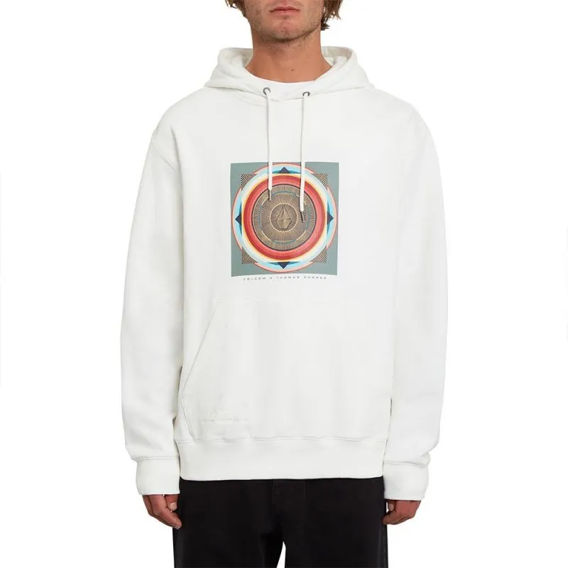 Sudadera con capucha para hombre Volcom Thomas Hooper (blanco)