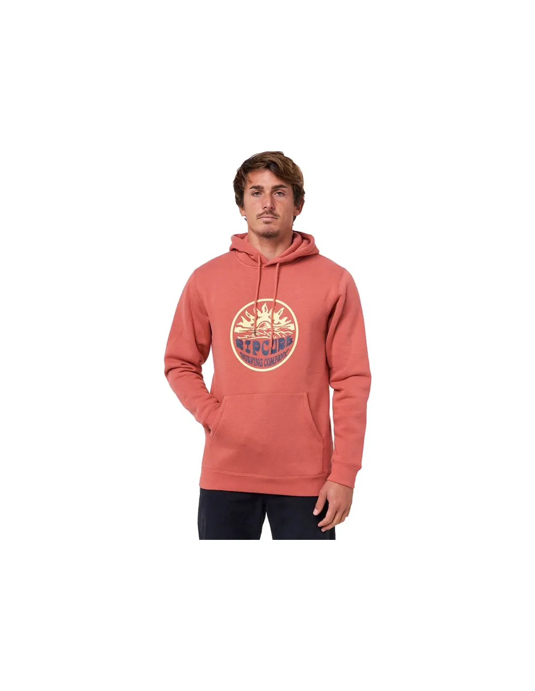 Sudadera con Capucha rosa Rip Curl Down The Line Hombre