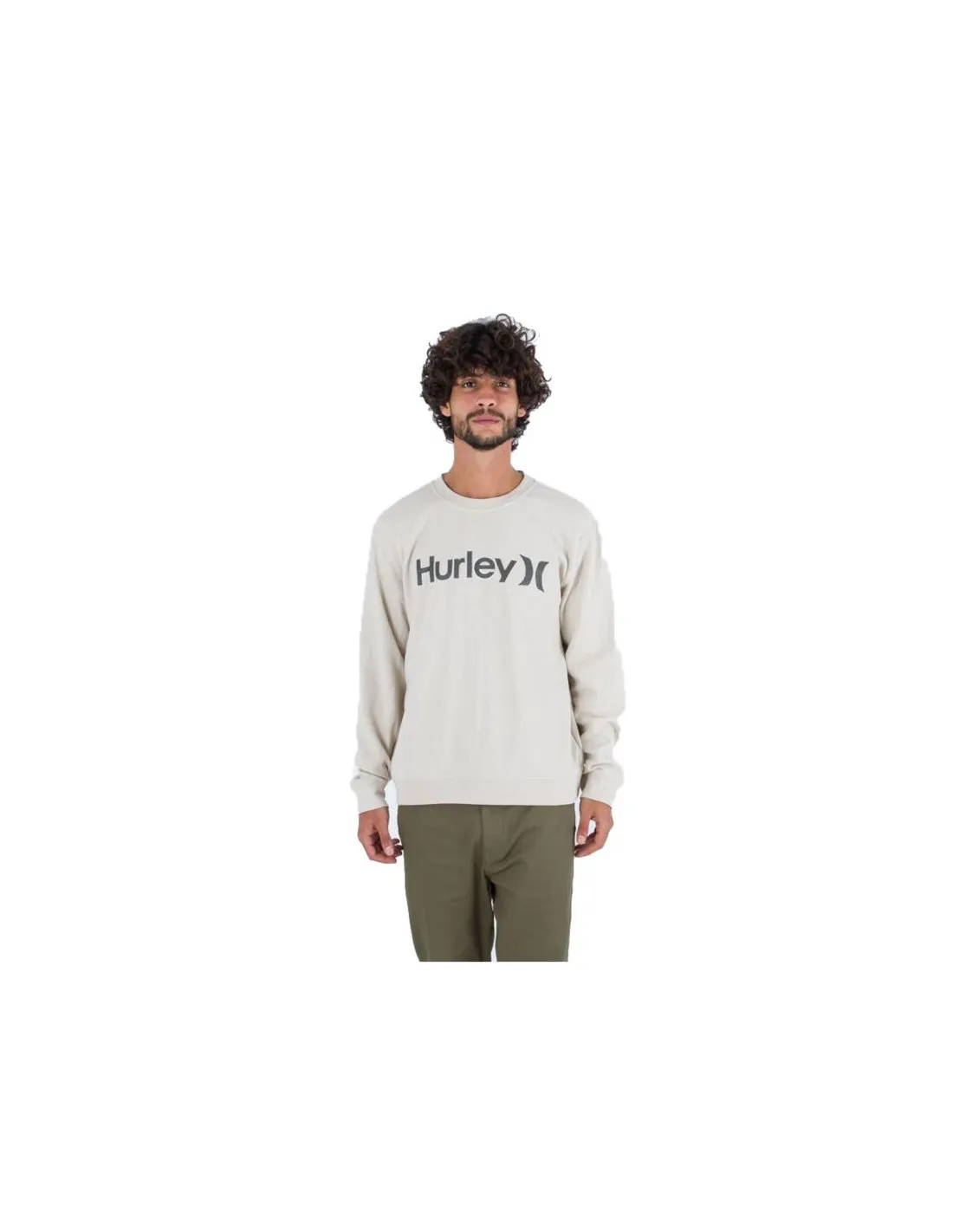 Sudadera Hurley O&O Solid Summer blanco Hombre