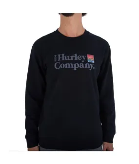 Sudadera Hurley Ponzo Canyon Summer negro Hombre