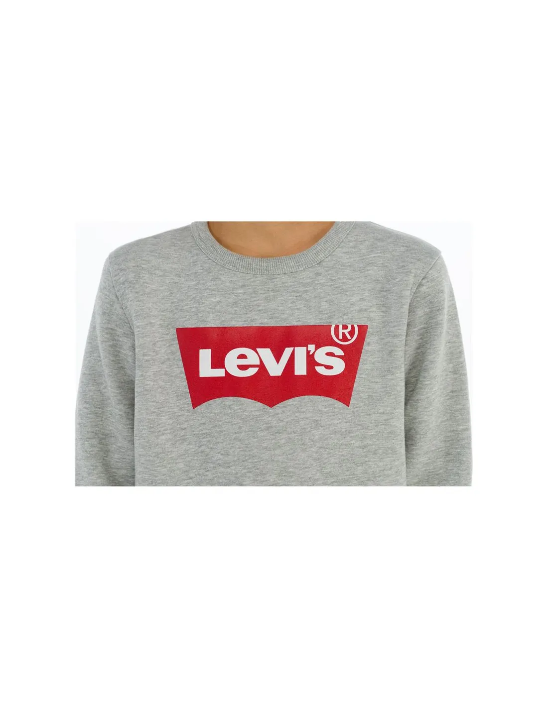 Sudadera Levi's Batwing Crewneck Boy Grey