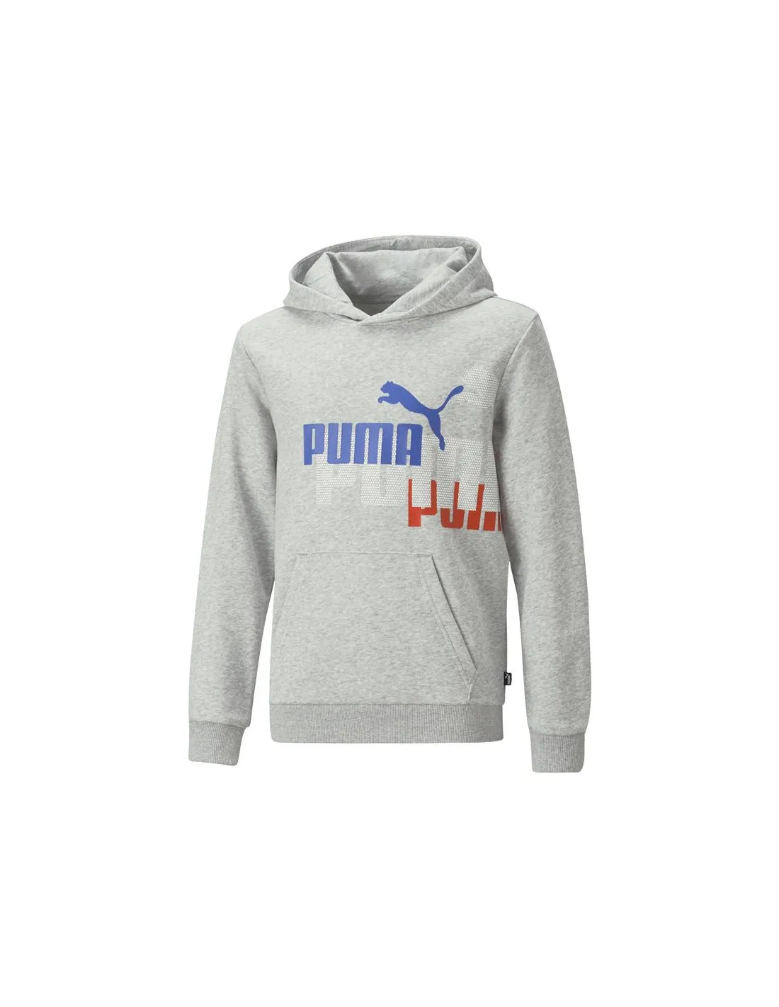 Sudadera Puma Ess+ Logo Power Niño Light Gray Heather