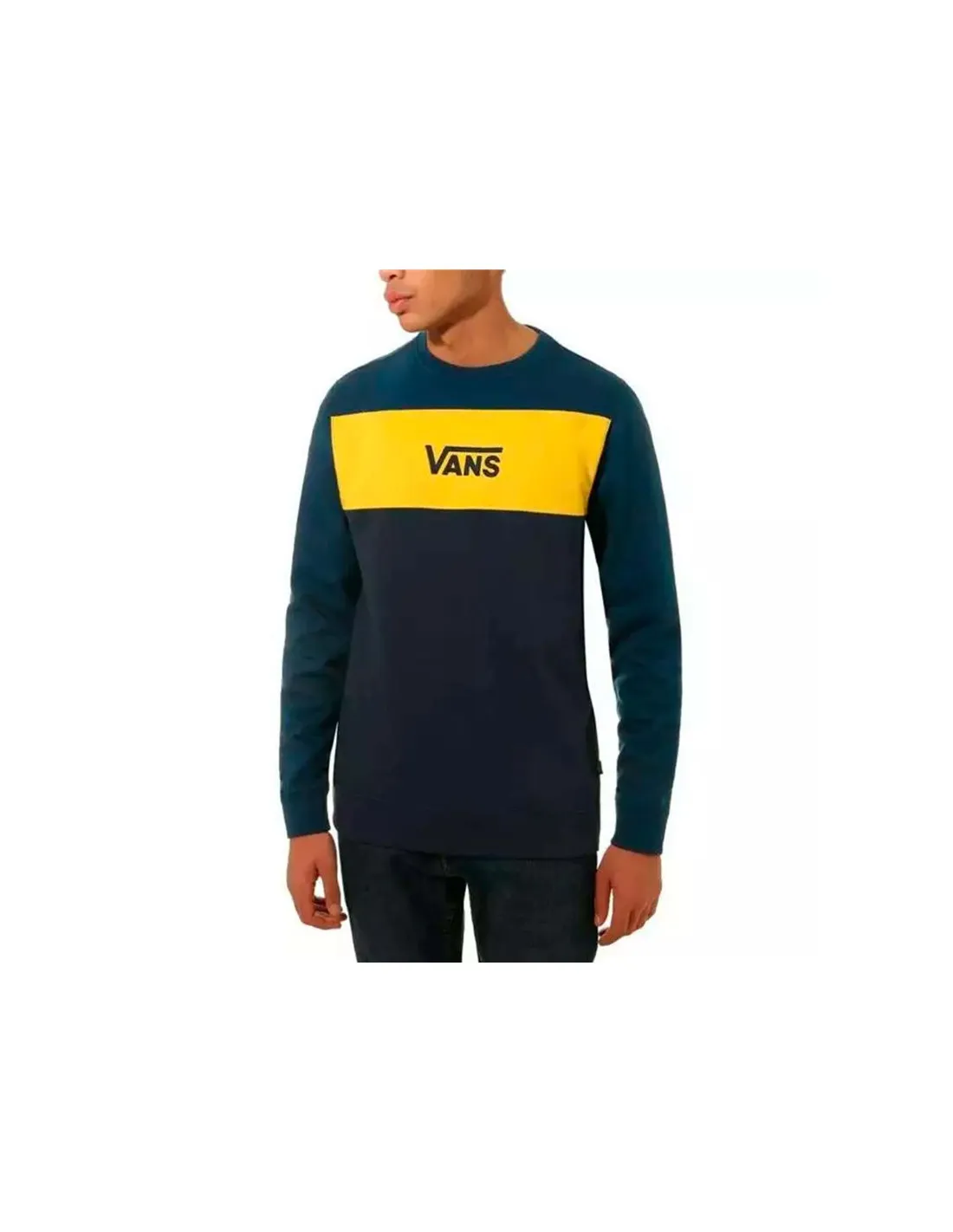 Sudadera Vans Retro Active Crew Retro Gibraltar Sea/Dress Blues Hombre