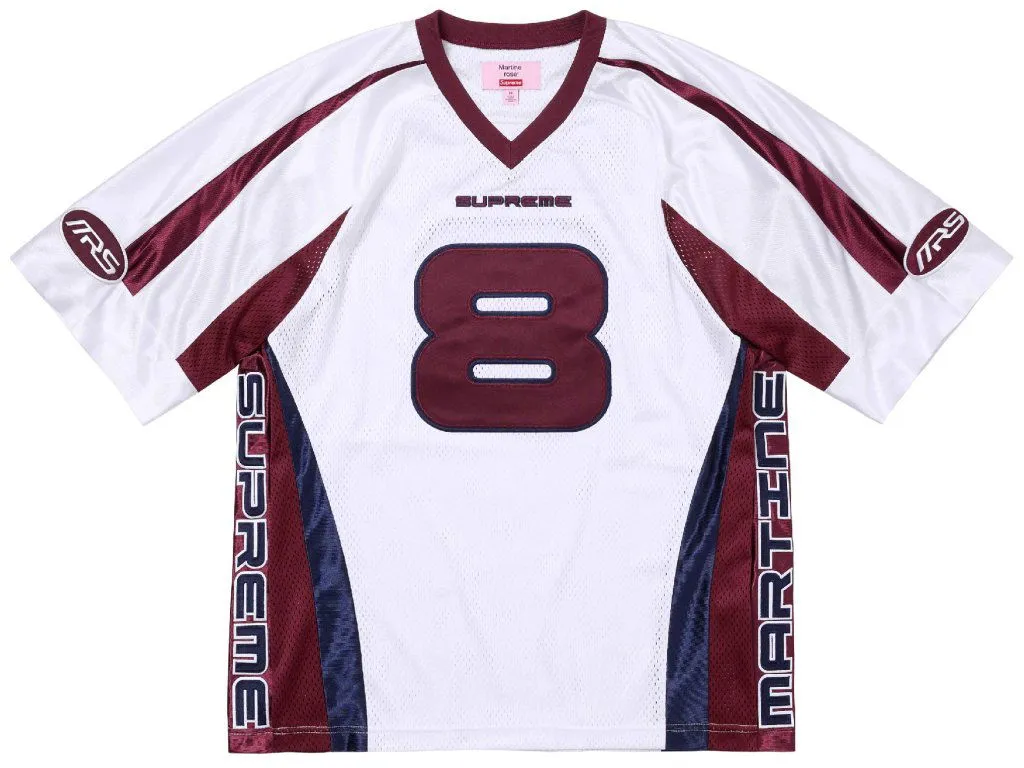 Supreme Martine Rose Football Jersey White