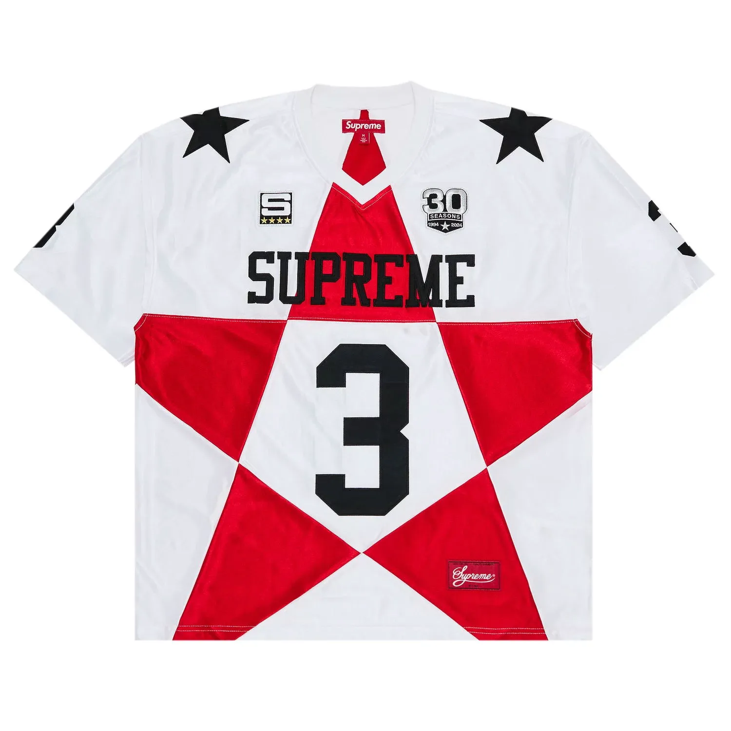 Supreme Star Football Jersey White