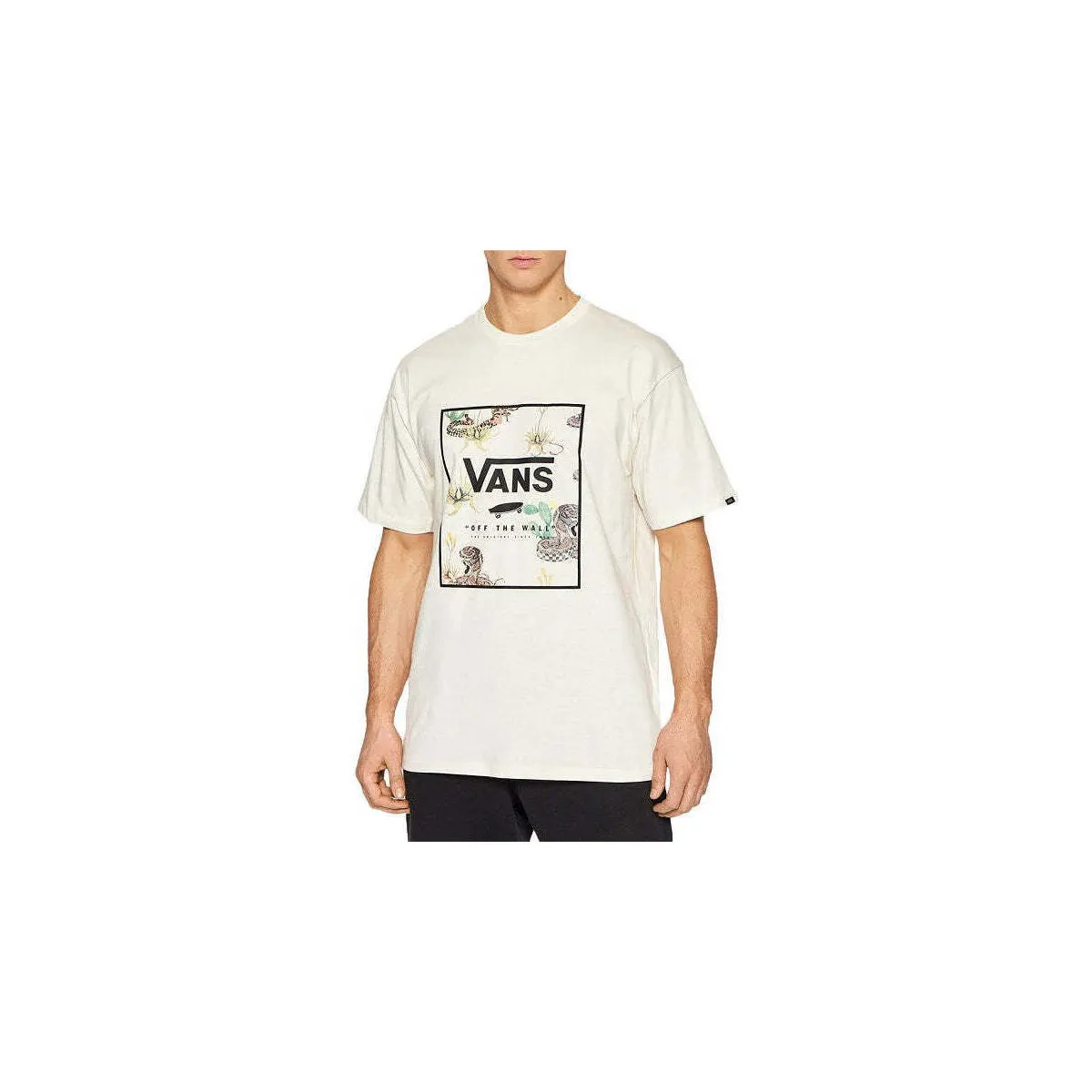 T-Shirt  MN Classic Print Box Antique White/desert