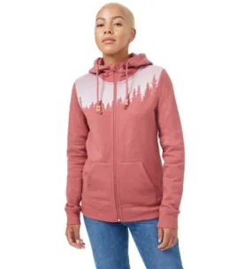 Tentree Juniper Zip Hoodie (Apple Butter Red Heather) Mujer