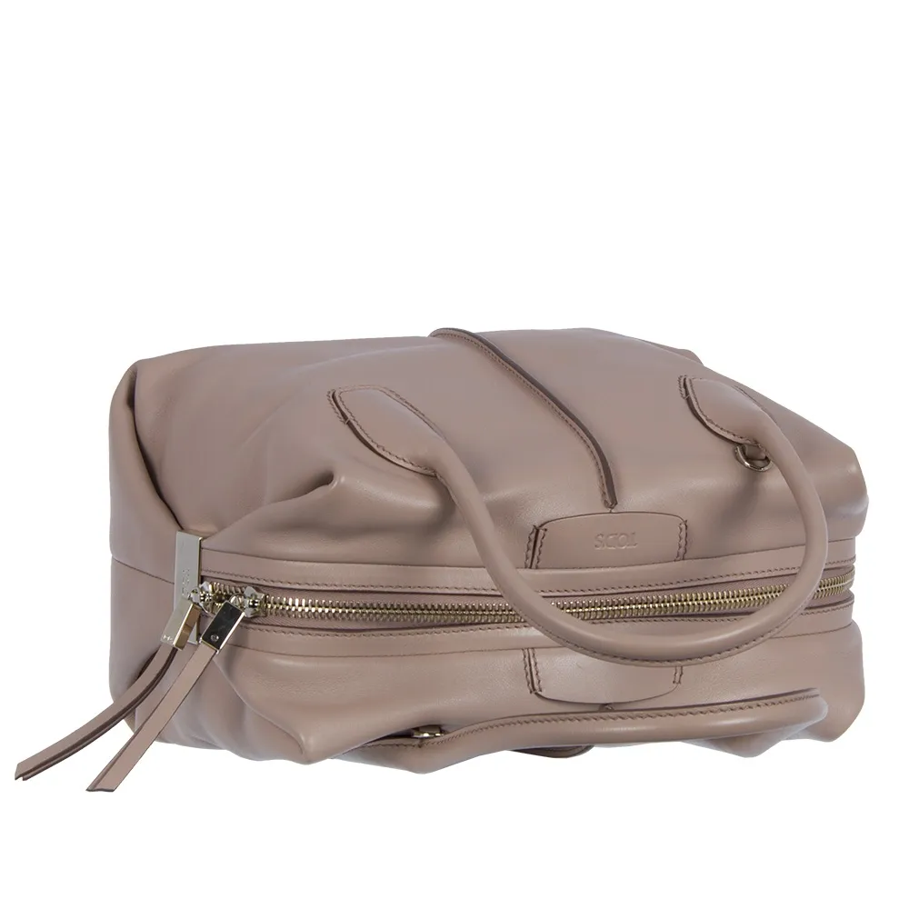 Tod's Bolso D Bow Rosa Nude