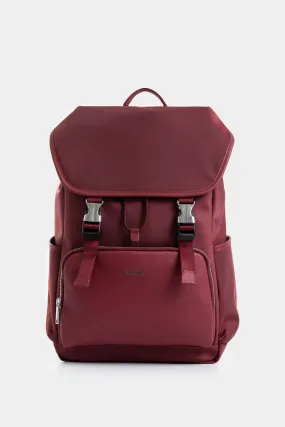 Tula morral Torino de cuero y textil para hombre atemporal