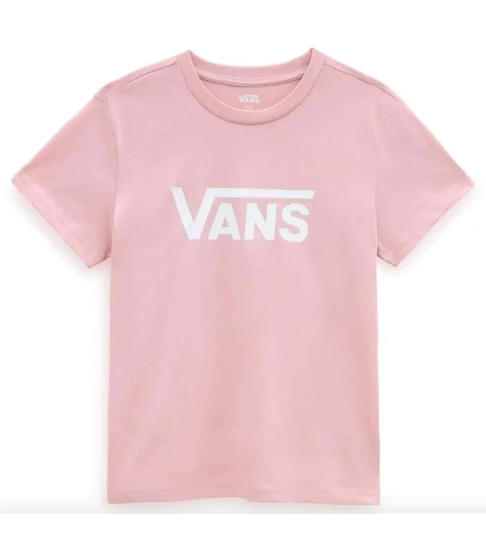 Vans Camiseta Drop Crew Rosa