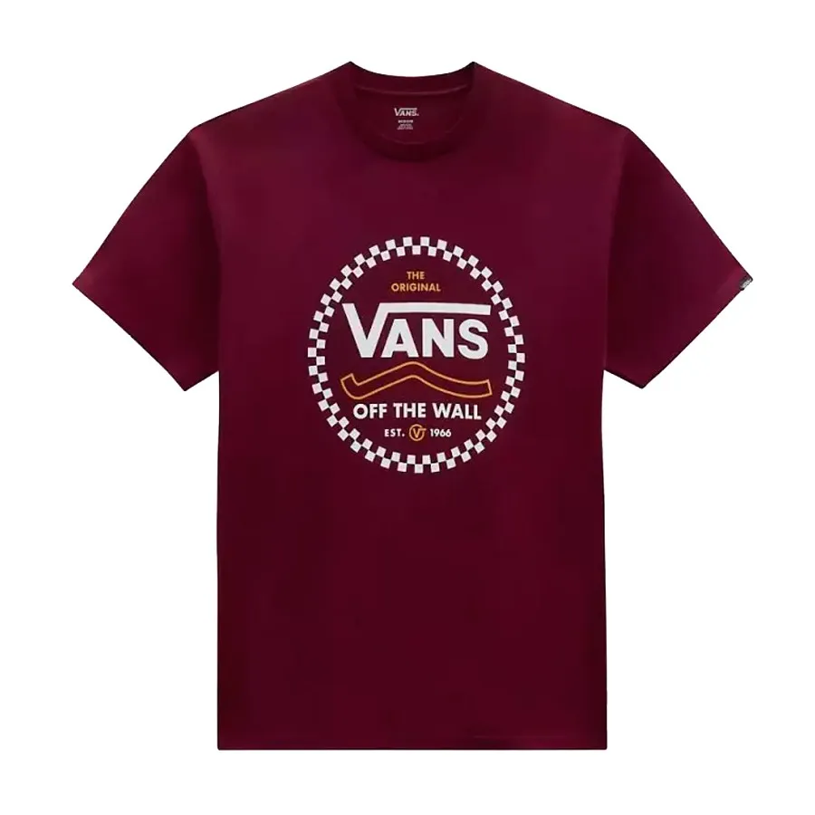 VANS Camiseta ROUND OFF VN000FJSBRG1 burdeos