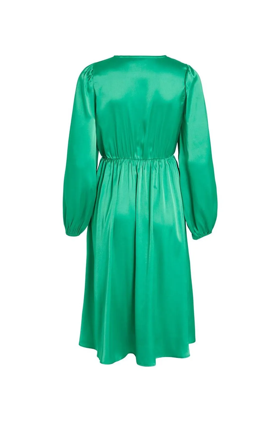 VESTIDO FIESTA SATEN VIPETIA VERDE