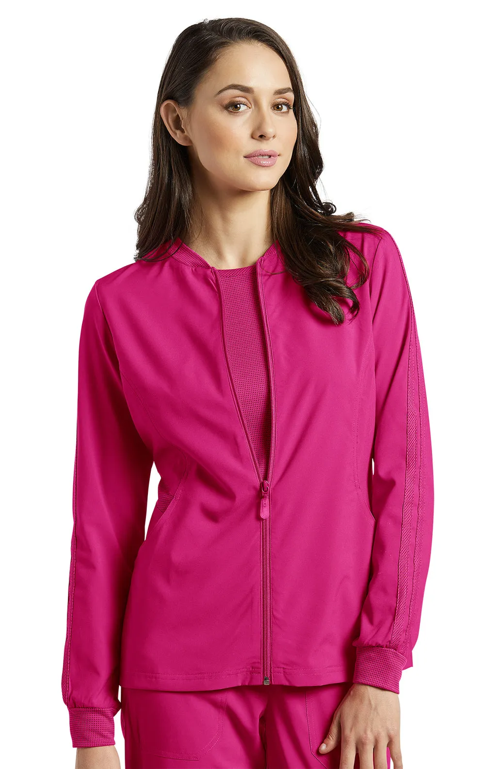 White Cross FIT Fushia Warm Up Jacket