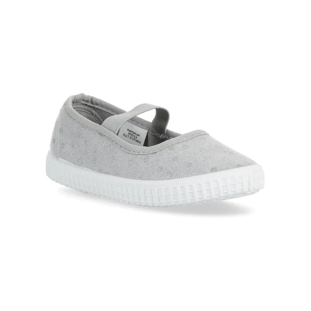 Zapatilla Infantil Niña Topsis Gris