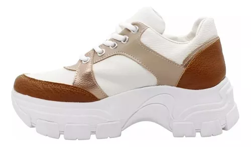 Zapatillas De Mujer Urbanas Altas Plataformas Pia