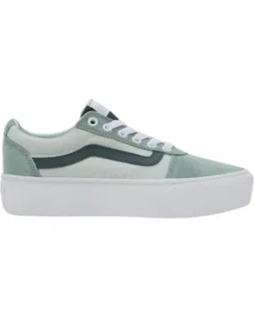 Zapatillas deporte de Mujer VANS OFF THE WALL DEPORTIVO CASUAL MUJER VANS WARD PLATFORM COLOR BLOCK VERDE VERDE CLARO