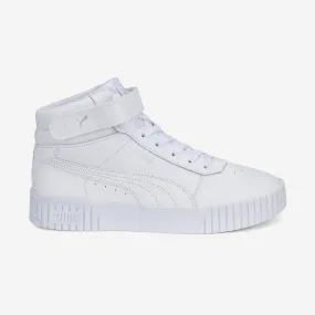 Zapatillas Puma Carina 2.0 Mid Urbano Dama Blanco 385851-02