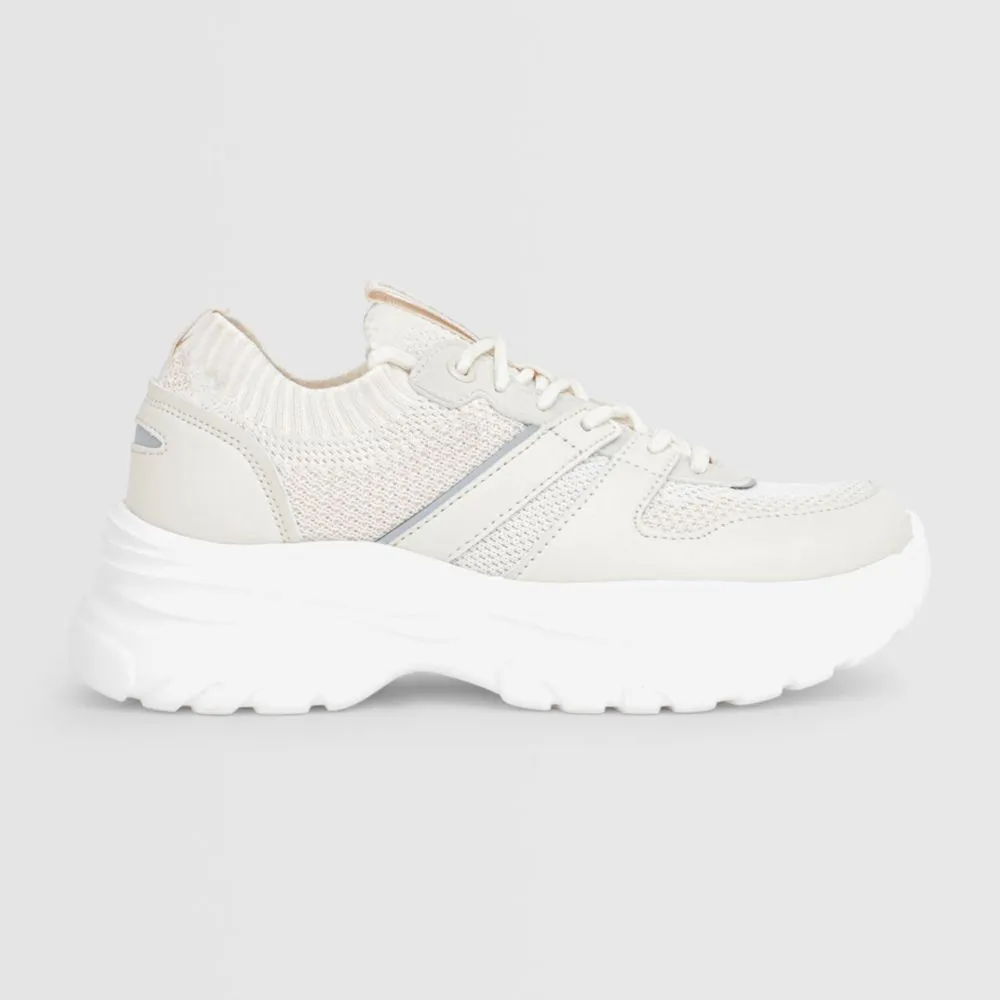 Zapatillas Urbanas Malabar Para Mujer Chunkmedia Blanco