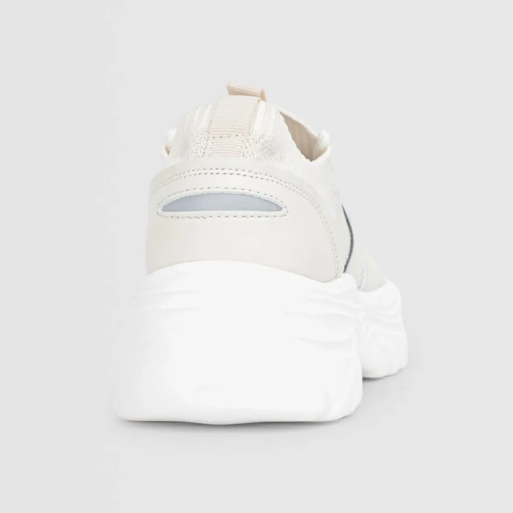 Zapatillas Urbanas Malabar Para Mujer Chunkmedia Blanco