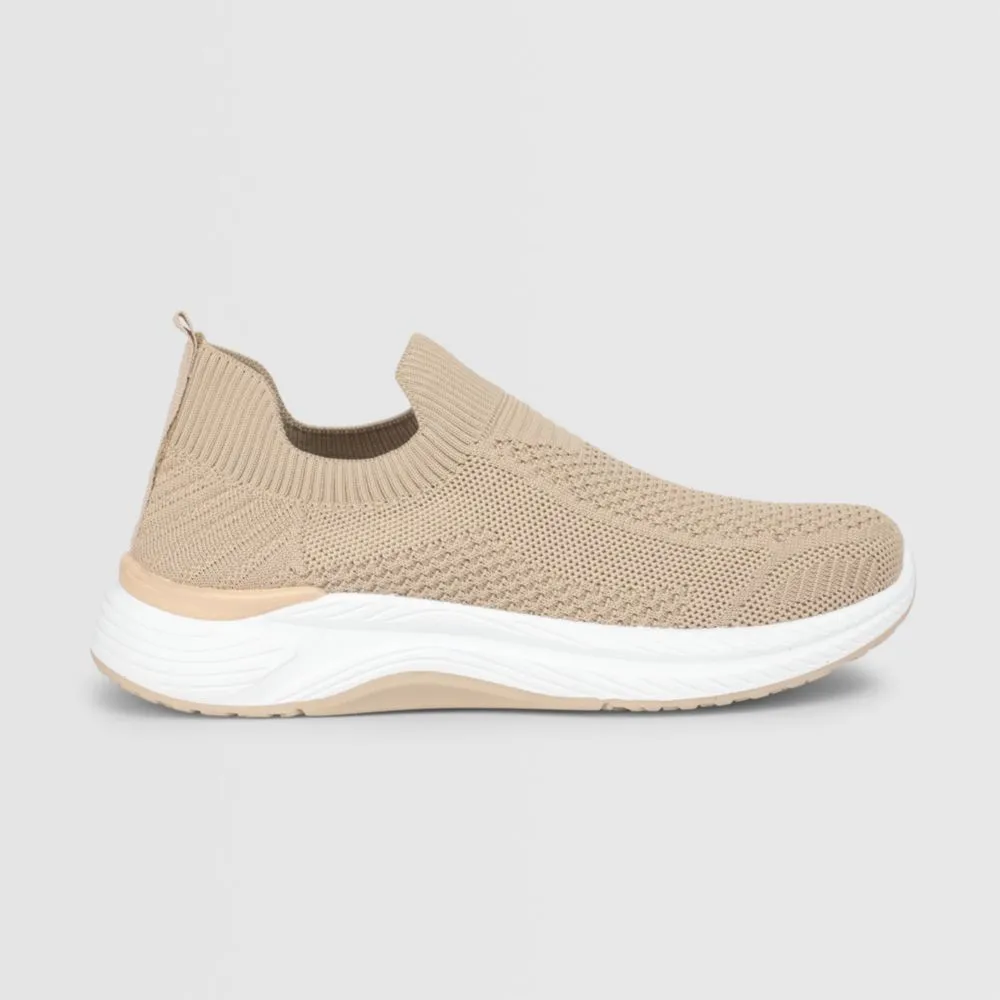 Zapatillas Urbanas Para Mujer Madison Depoknit Beige