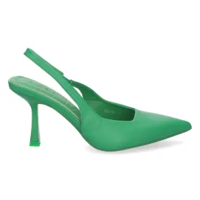 Zapato fiesta estilo salón mujer color verde