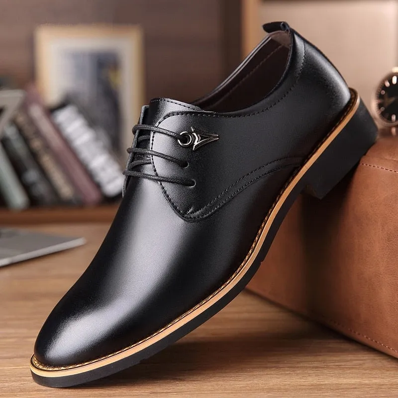 Zapatos Formales De Cuero Genuino Para Hombre