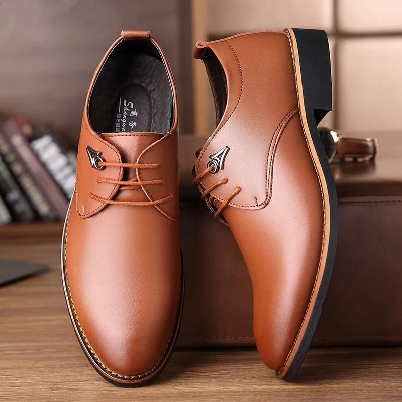 Zapatos Formales De Cuero Genuino Para Hombre