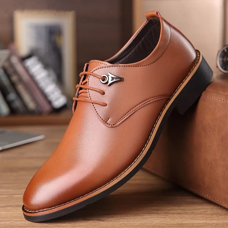 Zapatos Formales De Cuero Genuino Para Hombre