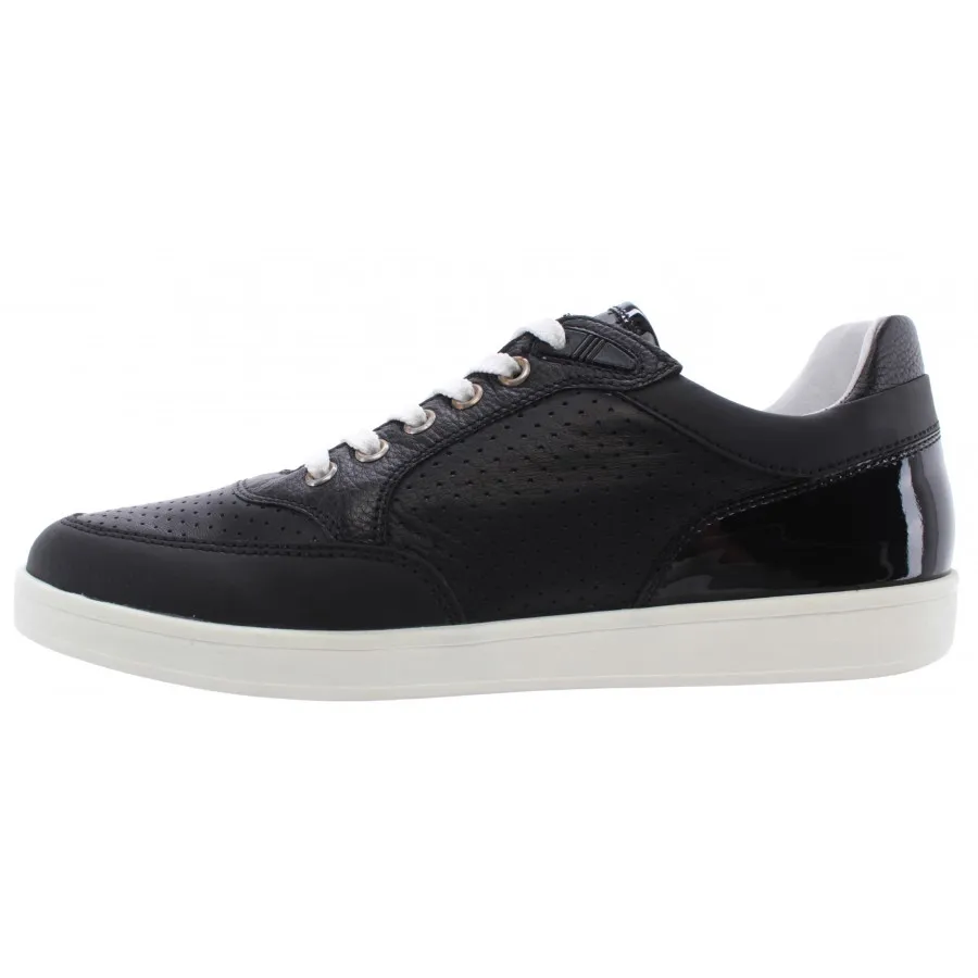 Zapatos Hombre Sneakers DIRK BIKKEMBERGS Sport Couture Olimpian 188 Cuero Negro