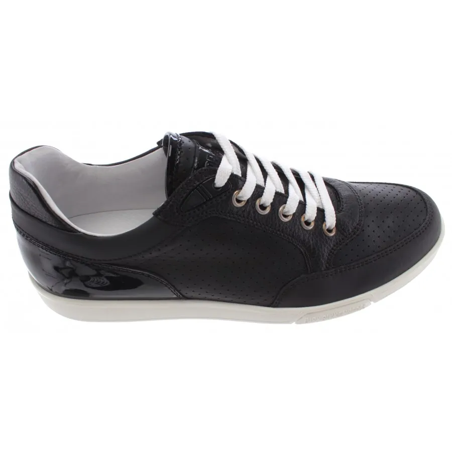 Zapatos Hombre Sneakers DIRK BIKKEMBERGS Sport Couture Olimpian 188 Cuero Negro